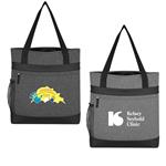 JH3297 Hidden Zipper Outing Tote Bag With Custom Imprint